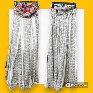 Rip Curl Boho Embroidered Maxi Dress Size Small